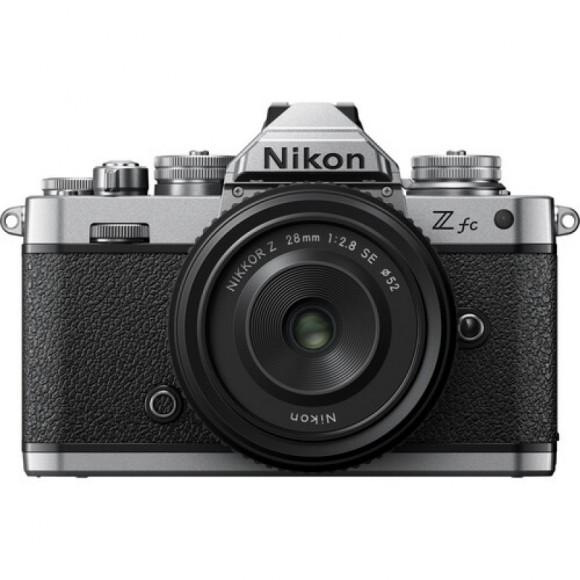 Nikon Z fc Camera Silver with 28mm f/2.8 Lens